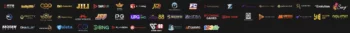Top online casino game providers logos including Pragmatic Play, Evolution Gaming, JILI, Hacksaw Gaming, and more. Featuring slot games, live casino, table games, and progressive jackpots.